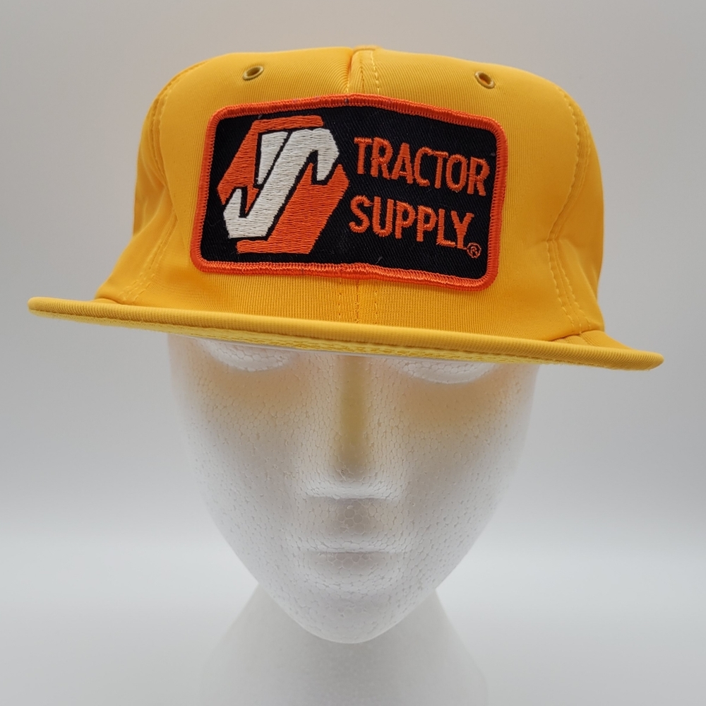 VINTAGE | Tractor Supply foam lined snapback cap hat